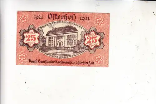 2860 OSTERHOLZ - SCHARMBECK, Notgeld 25 Pf. Amtssparkasse, 1921, gebraucht