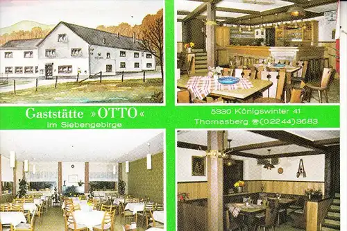 5330 KÖNIGSWINTER - THOMASBERG, Gasthaus OTTO