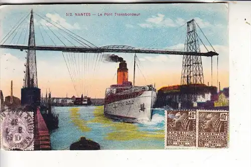 F 44000 NANTES, Le Pont Transbordeur, 1932