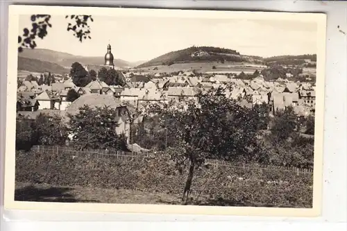 0-6405 SCHALKAU, Ortsansicht mit Galgenberg, 1958