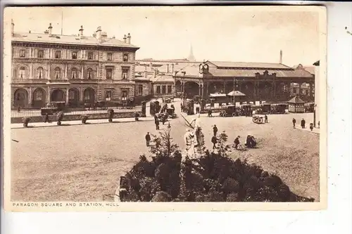 UK - ENGLAND - EAST YORKSHIRE - HULL, Station, Paragon Square, 1921