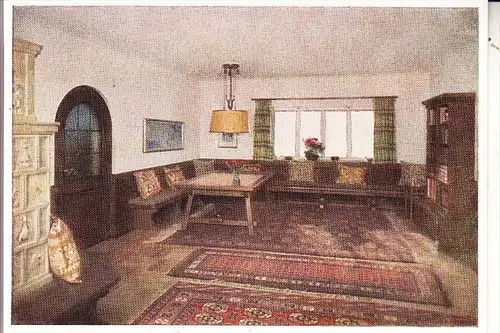 8240 BERCHTESGADEN, Obersalzberg, Berghof, Wohnzimmer, Verlag Hoffmann