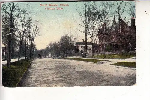 USA - OHIO - CANTON, North Market Street, 1913 - AF