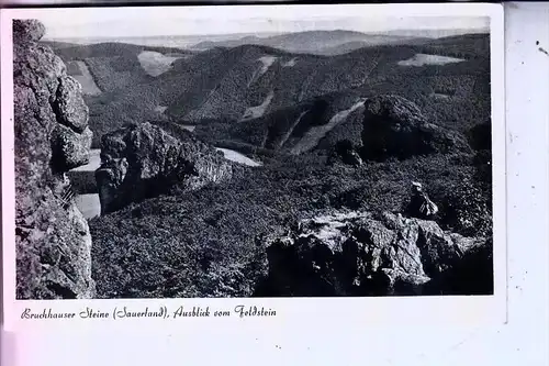 5787 OLSBERG - BRUCHHAUSEN, Bruchhauser Steine, Ausblick v. Feldstein