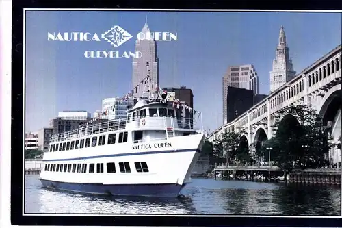 BINNENSCHIFF / River Boat / Bateau - Cleveland / Ohio, "Nautica Queen" Cruise & Dining - Ship