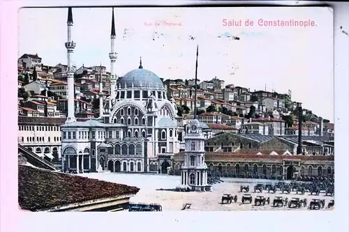 TR 34... ISTANBUL / Constantinople, Salut de Constantinople, 1908