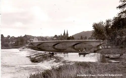 5227 WINDECK - DATTENFELD, Partie mit Ruderstation