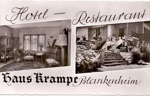 5378 BLANKENHEIM, Hotel - Restaurant "Haus Krampe"