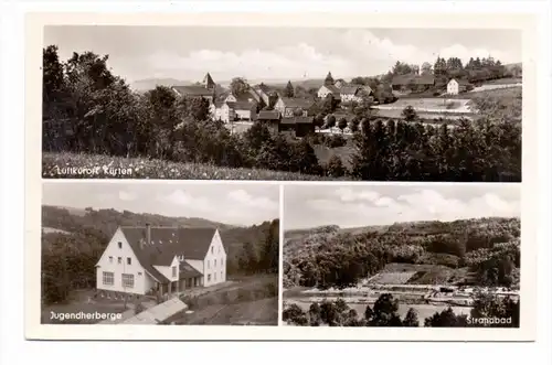 5067 KÜRTEN, Strandbad / Jugendherberge / Panorama, 50er Jahre