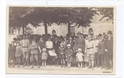 6200 WIESBADEN, Französische Besatzung, Soldaten und Zivilisten, 1924