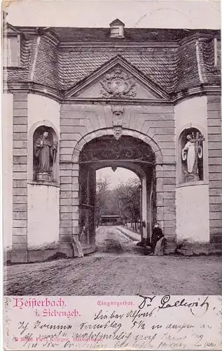 5330 KÖNIGSWINTER - HEISTERBACH, Abtei, Eingangsthor, 1901