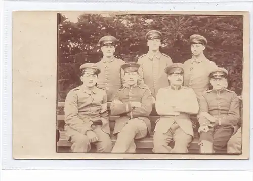5430 MONTABAUR, 1915, Soldaten, Reserve Lazarett, Photo-AK, Feldpost