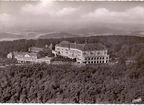 5330 KÖNIGSWINTER, Hotel Petersberg, Luftaufnahme, 1955