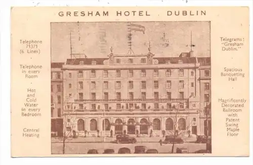 EIRE / IRLAND - DUBLIN, Gresham,Hotel, 1950