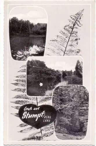 5632 WERMELSKIRCHEN - STUMPF, Mehrbild-AK, 1966