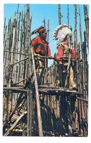 INDIANER - Indians, Huron Indian Village, Midland, Ontario