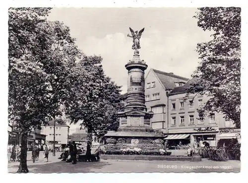 5200 SIEGBURG, Marktplatz, Kriegerdenkmal