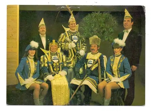 5030 HÜRTH - FISCHENICH, Karneval, Prinz Norbert I, Jungfrau Erika, Bauer Georg