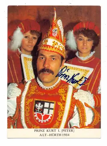 5030 HÜRTH, Karneval Alt Hürth, Prinz Kurt I