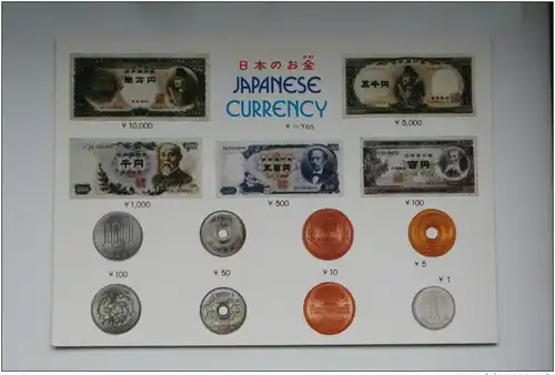 GELD - MÜNZEN - BANKNOTEN - Japan - coins / banknotes