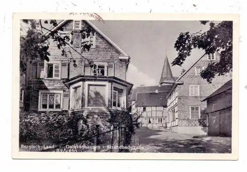 5632 WERMELSKIRCHEN - DABRINGHAUSEN, Strandbadstrasse, 1950