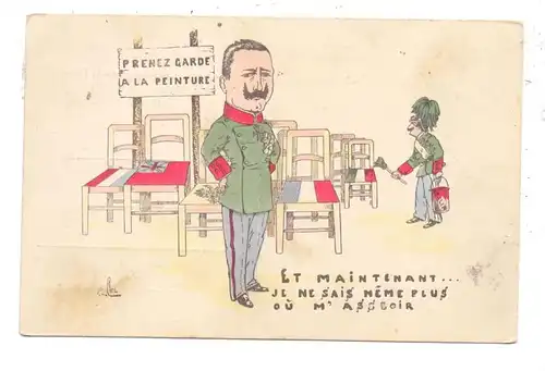 MONARCHIE - DEUTSCHLAND, Kaiser Wilhelm II, Karikatur 1. Weltkrieg