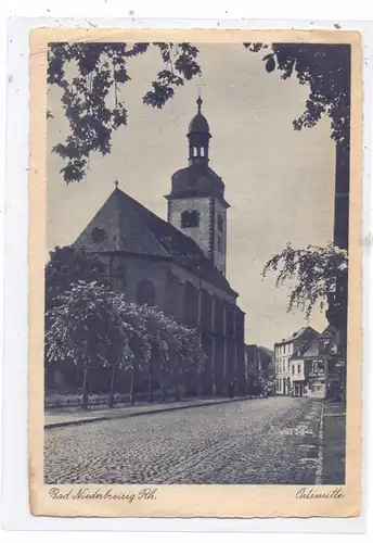 5484 BAD BREISIG, Ortsmitte, Kirche, 1948, Auflage: 4000 Stück