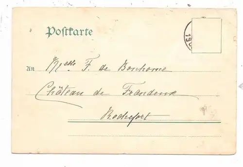 5503 KONZ - KARTHAUS, Pensionat, 1904, color