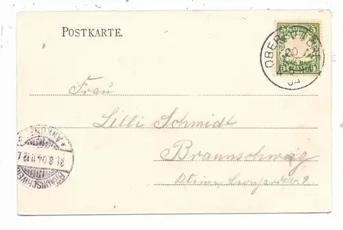 8980 OBERSTDORF, Ansicht vom Jägersberg, 1904