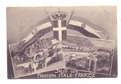 I 18039 VENTIMIGLIA, Fronteria Italo - Francese, 1917