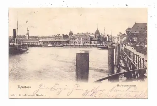 7750 KONSTANZ, Hafenpanorama, 1903