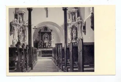 5590 COCHEM - BRIEDERN, Servatiuskirche, Innenansicht
