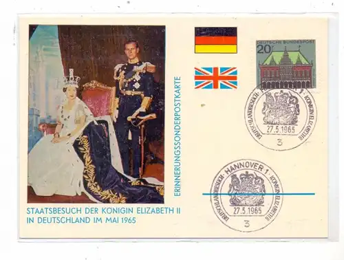 MONARCHIE - GREAT BRITAIN - Royal Visit Germany 1965