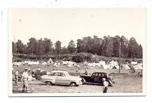 S 13796 GÄLÖ, Camping, Oldtimer FORD; CITROEN