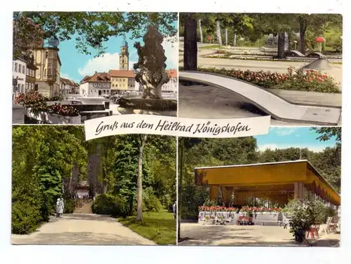 8742 BAD KÖNIGSHOFEN, Marktplatz, Minigolf, Kurpark