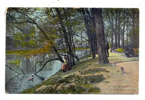 NL - GRONINGEN STAD, Noorderplantsoen, 1918