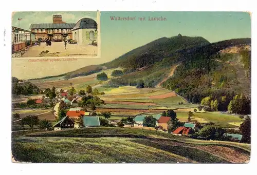 0--8802 GROSSSCHÖNAU - WALTERSDORF, Panorama, Gesellschaftsplatz auf der Lausche
