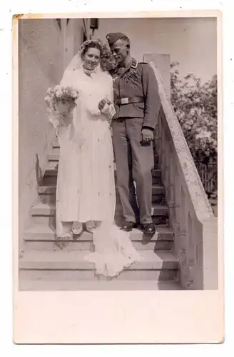 MILITÄR - UNIFORM - WEHRMACHT, Hochzeit / wedding, Photo-AK