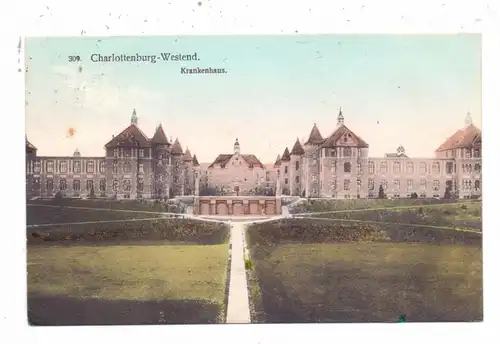 1000 BERLIN - CHARLOTTENBURG - WESTEND, Krankenhaus, 1911