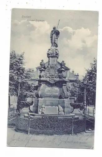 7550 RASTATT, Alexius-Brunnen, 1916, Feldpost