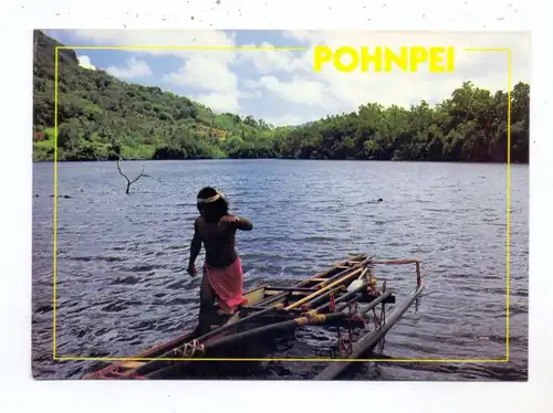 MICRONESIA - POHNPEI, Outlegger Canoe