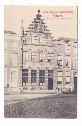 NL - GELDERLAND - ZUTPHEN, Huis aan de Houtmarkt, 1907, kl. Knick