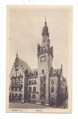 5800 HAGEN, Rathaus, 1920