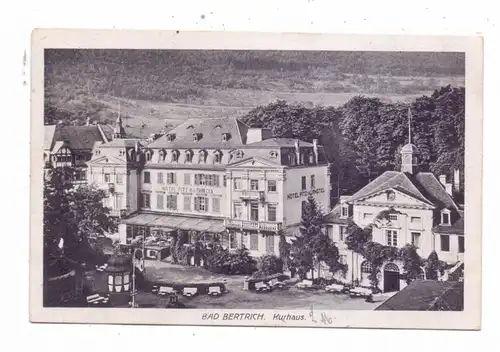 5582 BAD BERTRICH, Kurhaus und Umgebung, 1919