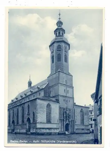 7570 BADEN - BADEN, Katholische Stiftskirche