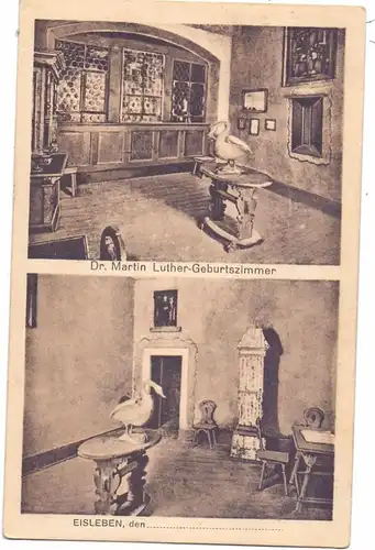 RELIGION - Christentum, LUTHER, Geburtshaus Eisleben, Geburtszimmer