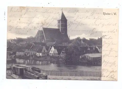 4440 RHEINE, Emswehr, Kirche, 1904