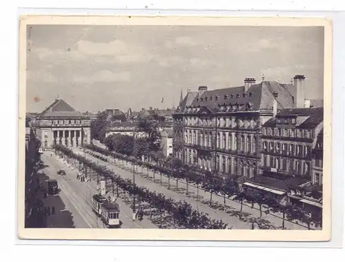 F 67000 STRASBOURG / STRASSBURG, Adolf Hitler Platz, Tram, NS-Beflaggung, Photo Heinrich Hoffmann