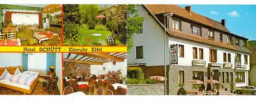 5107 SIMMERATH - EINRUHR, Hotel Cafe Schütt, Klapp-Karte