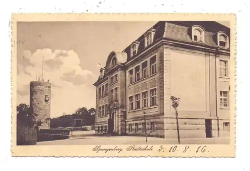 3509 SPANGENBERG, Stadtschule, 1916